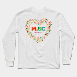 Inspirational MUSIC quote 04 Long Sleeve T-Shirt